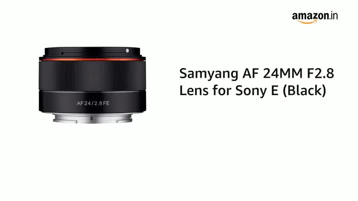 Samyang AF 24 mm F2.8 Sony E Auto Focus Lens (Black) : Amazon.in
