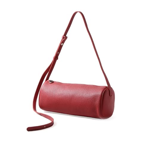 Stylo porte sac en cuir véritable pour femme tendance navette crossbody