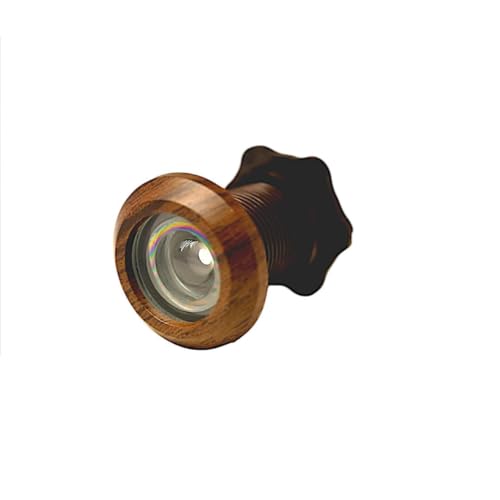 Image of Eye Berry Door Viewer Peephole,Full abs Door Eye Glass lens180-Degree Wide Angle Lens.20 MM to 38 mm Door thikness 25 mm Hall Required (3, wengy Wooden)