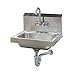 Advance Tabco 7-PS-54-2X Hand Sink, Wall Model, 14" Wide X 10" Front-To-Back X 5" Deep Bowl, 20