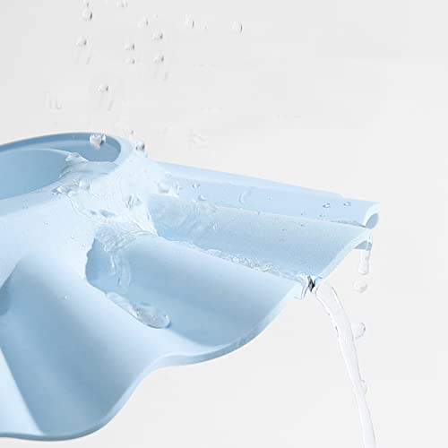 Image of Baby Shower Cap Shampoo Cap Bath Visor Hat Kids Hair Washing Shampoo Shield Adjustable Waterproof Bath Shield Visor for 0-8 Years