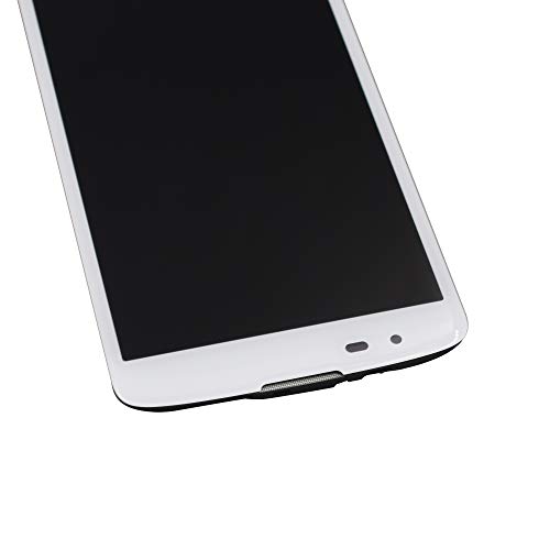 Image of LCD Digitizer Assembly with Front Housing for LG K8 Phoenix 2 K350N(White)