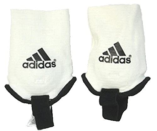 adidas Ankle Guard Espinilleras, Unisex Adulto, Blanco/Negro, Talla única