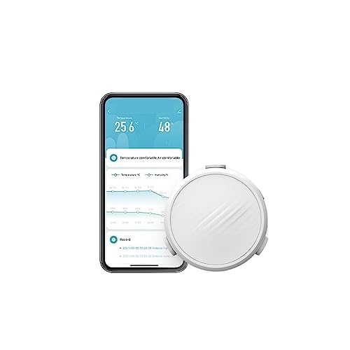 Capteur température et humidité WiFi Tuya avec enregistreur de données et alerte smartphone