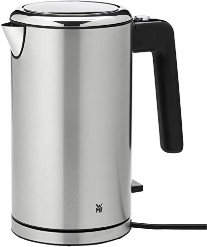 WMF Lono Bouilloire Électrique Capacité 1,3 L Double Paroi Manipulation sans Brûlure Grâce à son Isolation Thermique WMF Safety Touch Inox Cromargan Design 2400 W 0413210011