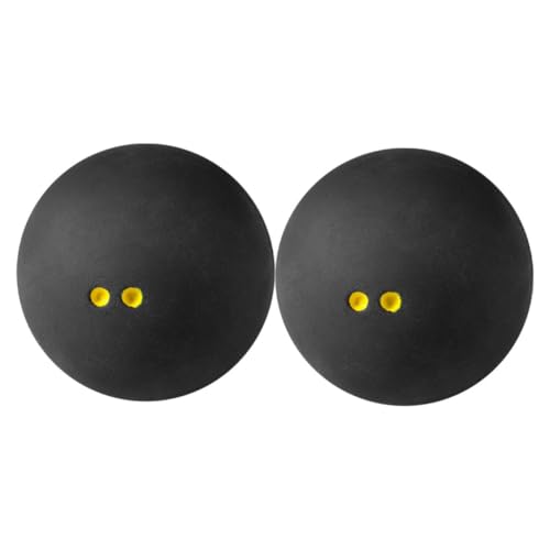 GANAZONO 2pcs Mini Squash Balls Training Racket Balls Compact Design for Fitness Levels