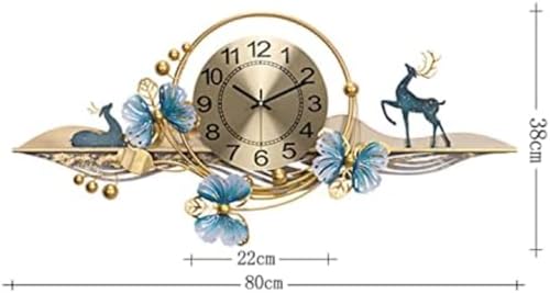 Horloge murale décorative 80 cm silencieuse pour maison et bureau - 3