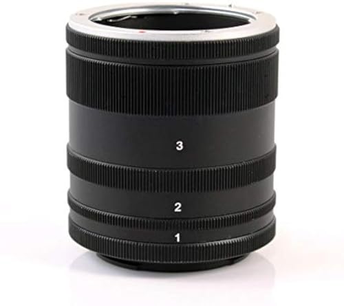 Image of FocusFoto Macro Extension Tube Ring Kit for Sony E-Mount Camera Lens NEX-5R 5T 5N NEX-6 NEX-7 a7 a7S a7R a7II a7SII a7RII a6500 a6300 a6000 a5100 a5000 a3500 FS700 VG30 VG900 for Close-up Photography