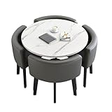 Assemblage facile : cet ensemble de salle à manger est conçu pour une installation simple, livré en trois paquets pratiques. Parfait pour améliorer votre expérience culinaire, il allie style et fonctionnalité. Idéal pour les réunions de famille ou les dîners intimes, cet ensemble rehaussera votre décoration d'intérieur. Profitez de moments de qualité avec vos proches autour de cet élégant ensemble de salle à manger.