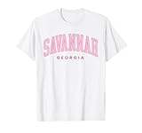Savannah Georgia Vintage Preppy Throwback Vacation Souvenir T-Shirt