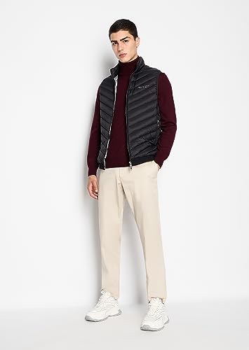 Armani Exchange Men's Merino Wool Long Sleeve Turtleneck Sweater, Wine Tasting2