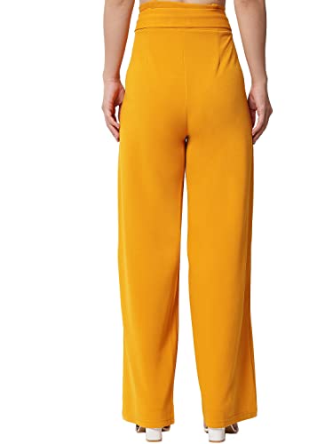 Image of KOTTY Women's High Rise Viscose Rayon Relaxed Fit Korean Trousers