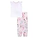 Disney Girls' 2-Piece Loose-fit Pajama Set, Princess Pajamas, Soft & Cute for Kids, PRINCESS GATHERING, 6