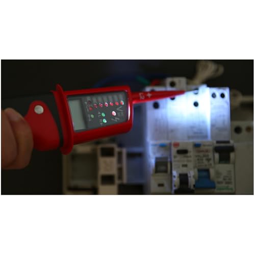 Testeur électrique IP67 multifonction avec indicateur LED et voltmètre numérique - 2
