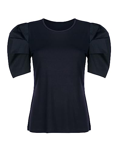 Alba Moda Freizeitshirt Erwachsene-Weiblich Figurumspielend Marineblau 38