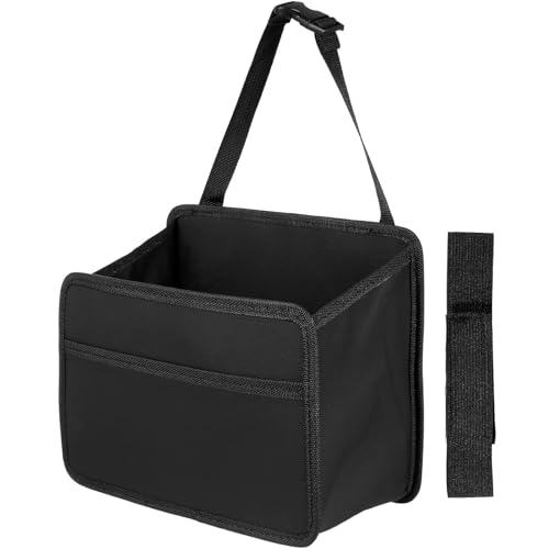 Cubo de basura para coche de gran capacidad y tela Oxford resistente al desgaste