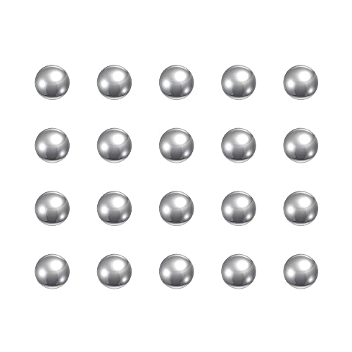 sourcing map 50pcs 5mm 440C Stainless Steel Bearing Balls G25 Precision