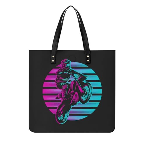 Sac moto femmes shopper grand format 39x39cm contre le désordre