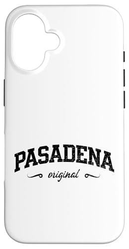 Pasadena �I���W�i�� ���B���e�[�W �J���b�W�X�^�C�� �X�N���v�g �X�}�z�P�[�X iPhone 16 �p