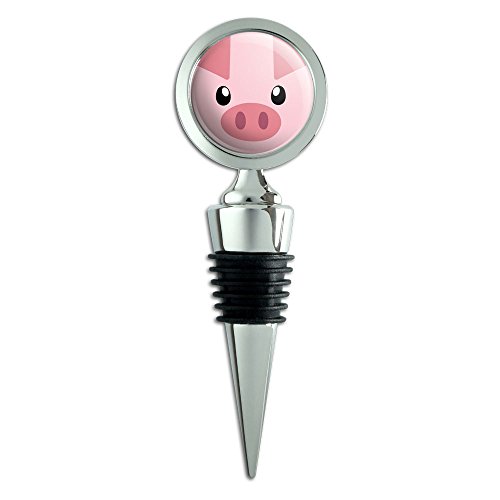 Pig Face Farm Animal Wine Bottle Stopper