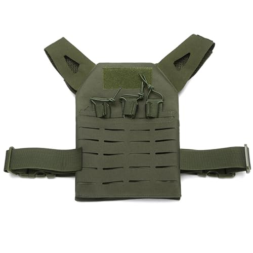 Gilet airsoft réglable pour enfants - Gilet militaire léger pour paintball et chasse