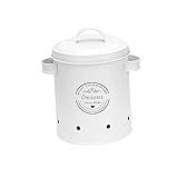 【Matériel】: Boîtes de rangement pour légumes de cuisine en fer galvanisé de haute qualité, épaisses et belles, solides et durables, pour que vos légumes soient bien protégés.