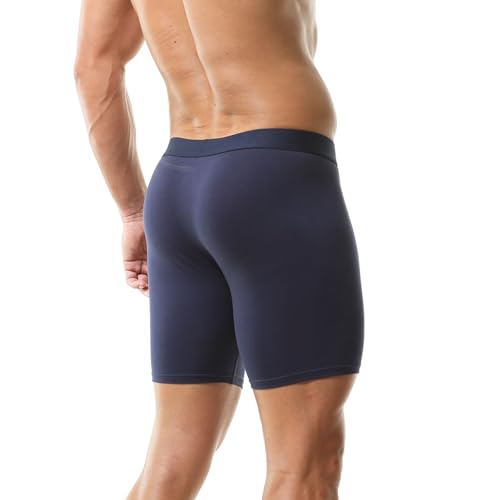 Men's Boxer Briefs, Underwear Boxer Briefs 3-Pack Breathable and Soft with Fly Underwear for Men, Multipack3