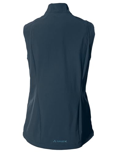 VAUDE Women's Yaras Vest, Damen Weste für den Radsport, dark sea uni, 38