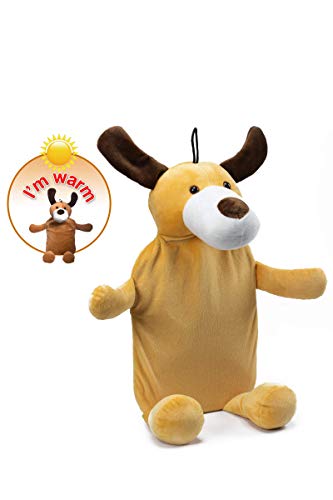 Peterpan Rubber Hot Water Bottles Set, Gifts For The Whole Family - Included: 1 Puppy Hot Water Bottle With Cover, 1 Long Rubber Hot Water Bottle With Knit Cover #TOP4