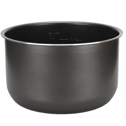 bdfndjnm Compatible con Midea Olla a presión eléctrica de 4 l/5 l/6 l, Juego de Cocina con componentes internos antiadherentes de Cristal Negro: ¡la Mejora Ideal for tu Cocina!(4L)