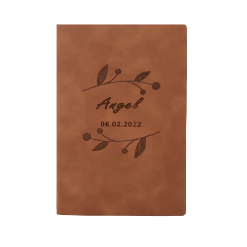 Diario de Cuero Personalizado Diarios Personalizados para Escribi...