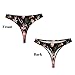 FuriTou Nutcracker Mouse King Ballet Dance Women's Thongs Seamless G-String Panties Soft T-Back Thongs Underwear Small