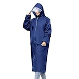 [KAPE1] レインコート レディース 反射テープ 前開き おしゃれ雨具 自転車 バイク 軽量 魔法レインコート 大きい ツバ M メンズ レインポンチョ ネイビー オシャレ 通勤通学 防風防水 梅雨対策 収納袋付き 速乾レインコート 男女兼用
