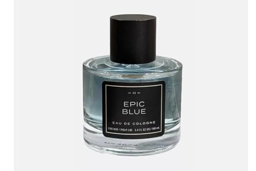 Blue Eau de Cologne for Men, 3.4 fl oz, 100 ml