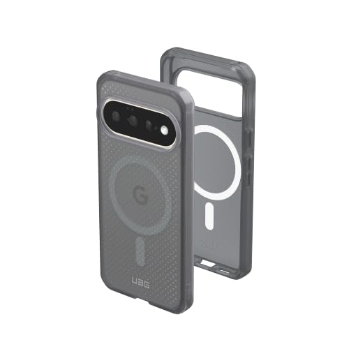 Image of Urban Armor Gear UAG Designed for Google Pixel 11 / Pixel 11 Pro, Dot - Compatible with Magnetic Charging, Rugged Anti-Slip Military Grade Dropproof Transparent Slim Protective Cover - Ash