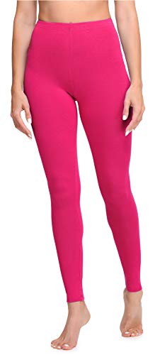 Ladeheid Leggings Damen aus Baumwolle Bequeme und Lange Leggins für Frauen...