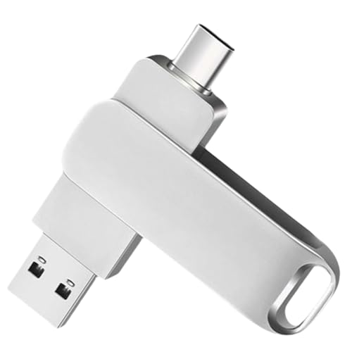 Akfldms Memoria USB Metálica Tipo C de 128 GB, Resistente Al Agua, Empresa.