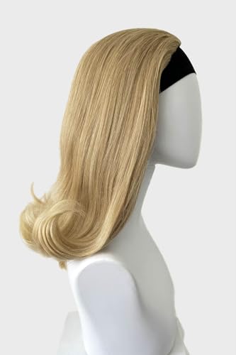 Postiche demi-perruque années 1960 Philippa chestnut brown #8 ondulé - 5