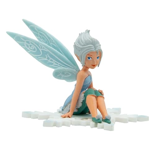 Bullyland - B12842 - Figurine Fée Pervenche - Clochette Disney - 7 cm Bleu/Blanc/Turquoise
