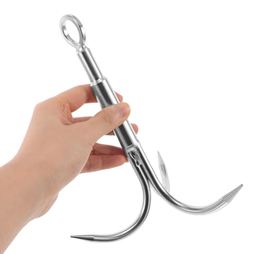 Gancho de agarre NUOBESTY de 3 garras para tus jornadas de pesca y exploración 4