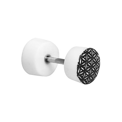 CHICNET Bone Fake Ear Piercing Plugs Cover