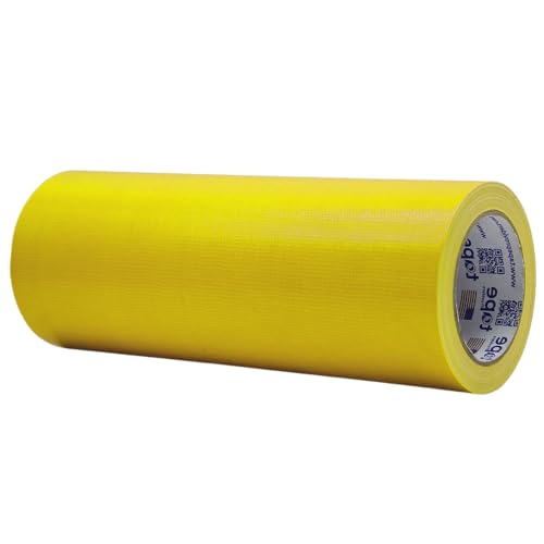Image of MAT Duct Tape Yellow Industrial Grade, 12 inch x 60 ft. Waterproof, UV Resistant for Crafts, Home Improvement, Repairs, & Projects