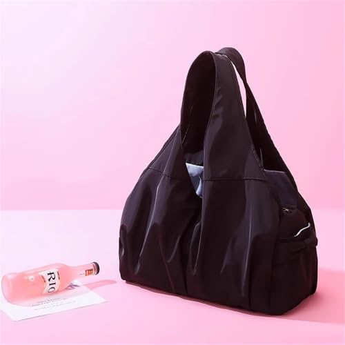 Travel Garment Bags Women Yoga Bag Wet and Dry Travel Gym Bag Travel Bag Duffle Bag(Black)2