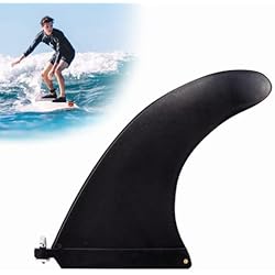 Perchero Quillas Surf Aleta de Tabla de Surf de Nylon,Quilla Paddle Surf,Aleta Central de Tabla de Surf con Tornillo para Tablas Largas, Tabla de Surf, Kayak Inflable y Tabla Sup (Negro)