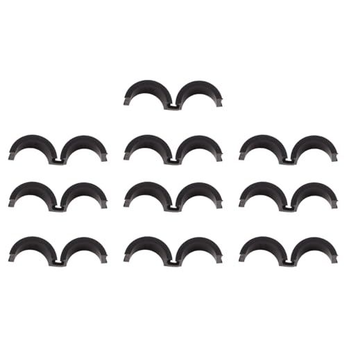 Image of Alnicov 10PCS 31.8mm To 25.4mm Bike Handlebar Extender, Lightweight Durable Double Bicycle Handlebar Extension Bracket,for Bike Cycling Computer
