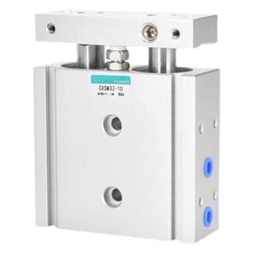 Vérin pneumatique CXSM 15x45 double tige guidée pour automatisme
