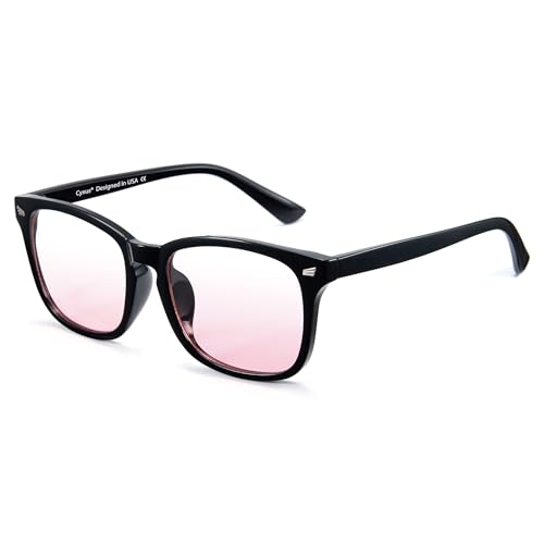 Image of Cyxus Blue Light Glasses Men Women Reduce Eye Strain UV400 Protection 8082