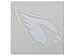 NFL Arizona Cardinals 8"x8" White Decal Logo