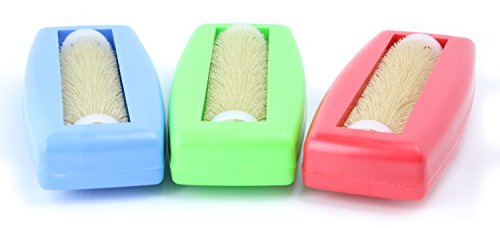 3x cepillo de miga Crumpy papel de miga mesa papel escoba Alfombra Cepillo barrendero aspiradora mano Cepillos Cepillo Coche Caravana aspiradora Rapido rojo verde azul