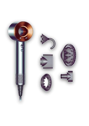 Dyson 389922-01, HD07-Supersonic Nichel Rame, ramato, senza accessori